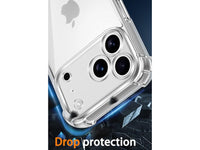Hoch transparenter TPU Gummi Schutz Handy Hülle Clear Case klar mit verstärkten Schutzecken Bumper für das Apple iPhone 17 Pro Max Display und Gehäuse in transparent von Screenguard
