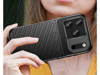 Moderne Design Hülle Cover für das Apple iPhone 17 Pro mit Stripes zum Schutz von Kratzern, Dellen, Display aus TPU Gummi in schwarz von Screenguard