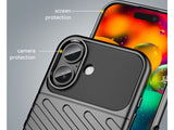 Moderne Design Hülle Cover für das Apple iPhone 17 mit Stripes zum Schutz von Kratzern, Dellen, Display aus TPU Gummi in schwarz von Screenguard