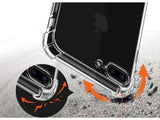 Hoch transparenter TPU Gummi Schutz Handy Hülle Clear Case klar mit verstärkten Schutzecken Bumper für das Apple iPhone 8 Plus Display und Gehäuse in transparent von Screenguard