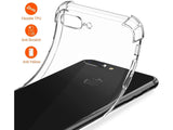 Hoch transparenter TPU Gummi Schutz Handy Hülle Clear Case klar mit verstärkten Schutzecken Bumper für das Apple iPhone 8 Plus Display und Gehäuse in transparent von Screenguard