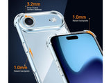 Hoch transparenter TPU Gummi Schutz Handy Hülle Clear Case klar mit verstärkten Schutzecken Bumper für das Apple iPhone Air Display und Gehäuse in transparent von Screenguard