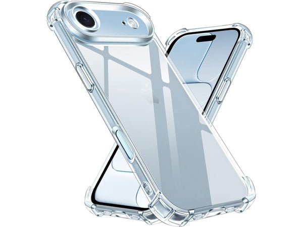 Hoch transparenter TPU Gummi Schutz Handy Hülle Clear Case klar mit verstärkten Schutzecken Bumper für das Apple iPhone Air Display und Gehäuse in transparent von Screenguard