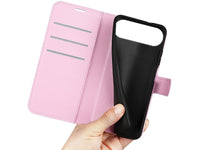 Lederhülle Karten Wallet Ledertasche Etui für Apple iPhone Air in rosa von Screenguard