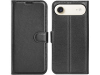 Lederhülle Karten Wallet Ledertasche Etui für Apple iPhone Air in schwarz von Screenguard