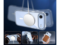 Das Magnetic MagSafe Clear Case von Screenguard schützt Ihr Apple iPhone Air effektiv vor Schäden bei Sturz oder Stoss. Erhöhter Rahmen rund um das Display und Kamera gegen Kratzer und Dellen. Transparenter Schutz mit Magnetring. Zum Wireless Aufladen mit MagSafe kompatiblen Zubehör.