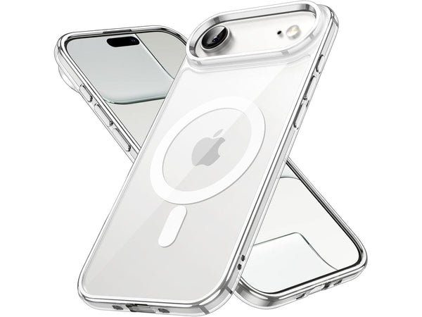 Das Magnetic MagSafe Clear Case von Screenguard schützt Ihr Apple iPhone Air effektiv vor Schäden bei Sturz oder Stoss. Erhöhter Rahmen rund um das Display und Kamera gegen Kratzer und Dellen. Transparenter Schutz mit Magnetring. Zum Wireless Aufladen mit MagSafe kompatiblen Zubehör.