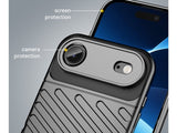 Moderne Design Hülle Cover für das Apple iPhone Air mit Stripes zum Schutz von Kratzern, Dellen, Display aus TPU Gummi in schwarz von Screenguard