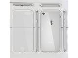 Vollständige 360 Grad Rundum Gummi TPU Hülle zum beidseitigen Schutz des Apple iPhone SE 2020 Display und Gehäuse in transparent von Screenguard