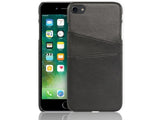 CardCaddy Leder Backcase mit Kartenfächern für Apple iPhone SE 2020 in schwarz von Screenguard