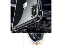 Hoch transparenter TPU Gummi Schutz Handy Hülle Clear Case klar mit verstärkten Schutzecken Bumper für das Apple iPhone X Display und Gehäuse in transparent von Screenguard