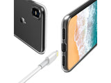 Gummi Hülle für Apple iPhone X aus flexiblem Soft TPU, kristallklar und transparent von Screenguard