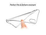 Gummi Hülle für Apple iPhone X aus flexiblem Soft TPU, kristallklar und transparent von Screenguard