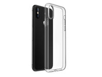 Gummi Hülle für Apple iPhone X aus flexiblem Soft TPU, kristallklar und transparent von Screenguard