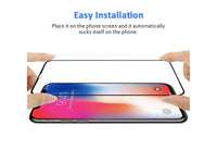 100% Fullscreen Curved Screen Protector Handy Display Schutz Glas für komplette Abdeckung des Apple iPhone XR Display in schwarz von Screenguard