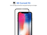 100% Fullscreen Curved Screen Protector Handy Display Schutz Glas für komplette Abdeckung des Apple iPhone XR Display in schwarz von Screenguard