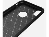 Flexible Handy Schutzhülle mit gebürster Carbon Textur auf der Rückseite für zum Schutz des Apple iPhone XR  Display und Gehäuse Case in schwarz von Screenguard