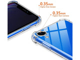 Hoch transparenter TPU Gummi Schutz Handy Hülle Clear Case klar mit verstärkten Schutzecken Bumper für das Apple iPhone XR Display und Gehäuse in transparent von Screenguard