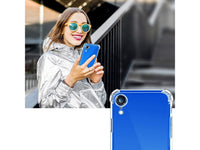 Hoch transparenter TPU Gummi Schutz Handy Hülle Clear Case klar mit verstärkten Schutzecken Bumper für das Apple iPhone XR Display und Gehäuse in transparent von Screenguard