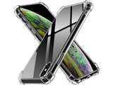 Hoch transparenter TPU Gummi Schutz Handy Hülle Clear Case klar mit verstärkten Schutzecken Bumper für das Apple iPhone XS Max Display und Gehäuse in transparent von Screenguard