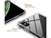 Hoch transparenter TPU Gummi Schutz Handy Hülle Clear Case klar mit verstärkten Schutzecken Bumper für das Apple iPhone XS Max Display und Gehäuse in transparent von Screenguard