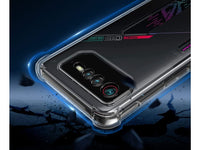 Hoch transparenter TPU Gummi Schutz Handy Hülle Clear Case klar mit verstärkten Schutzecken Bumper für das Asus ROG Phone 6 Display und Gehäuse in transparent von Screenguard