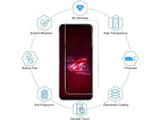 Case Friendly Screen Protector Handy Display Schutz Panzerglas Folie aus echtem 9H 2.5D Glas für Abdeckung des Asus ROG Phone 6 Displays in transparent von Screenguard