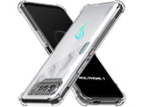 Hoch transparenter TPU Gummi Schutz Handy Hülle Clear Case klar mit verstärkten Schutzecken Bumper für das Asus ROG Phone 7 Display und Gehäuse in transparent von Screenguard