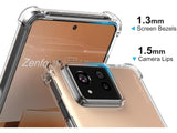 Hoch transparenter TPU Gummi Schutz Handy Hülle Clear Case klar mit verstärkten Schutzecken Bumper für das Asus Zenfone 11 Ultra Display und Gehäuse in transparent von Screenguard