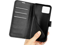 Lederhülle Karten Wallet Ledertasche Etui für Asus Zenfone 11 Ultra in schwarz von Screenguard