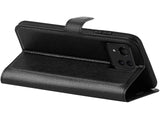 Lederhülle Karten Wallet Ledertasche Etui für Asus Zenfone 11 Ultra in schwarz von Screenguard