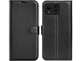Lederhülle Karten Wallet Ledertasche Etui für Asus Zenfone 11 Ultra in schwarz von Screenguard