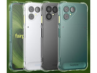 Hoch transparenter TPU Gummi Schutz Handy Hülle Clear Case klar mit verstärkten Schutzecken Bumper für das Fairphone (Gen. 6) Display und Gehäuse in transparent von Screenguard