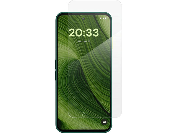 Case Friendly Screen Protector Handy Display Schutz Panzerglas Folie aus echtem 9H 2.5D Glas für Abdeckung des Fairphone (Gen. 6) Displays in transparent von Screenguard