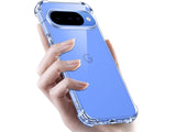 Hoch transparenter TPU Gummi Schutz Handy Hülle Clear Case klar mit verstärkten Schutzecken Bumper für das Google Pixel 10 Display und Gehäuse in transparent von Screenguard