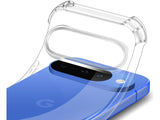 Hoch transparenter TPU Gummi Schutz Handy Hülle Clear Case klar mit verstärkten Schutzecken Bumper für das Google Pixel 10 Display und Gehäuse in transparent von Screenguard