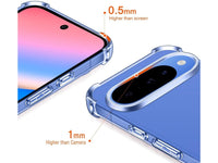 Hoch transparenter TPU Gummi Schutz Handy Hülle Clear Case klar mit verstärkten Schutzecken Bumper für das Google Pixel 10 Display und Gehäuse in transparent von Screenguard