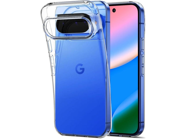 Gummi Hülle für Google Pixel 10 aus flexiblem Soft TPU, kristallklar und transparent von Screenguard
