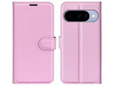 Lederhülle Karten Wallet Ledertasche Etui für Google Pixel 10 in rosa von Screenguard
