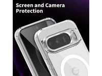 Das Magnetic MagSafe Clear Case von Screenguard schützt Ihr Google Pixel 10 effektiv vor Schäden bei Sturz oder Stoss. Erhöhter Rahmen rund um das Display und Kamera gegen Kratzer und Dellen. Transparenter Schutz mit Magnetring. Zum Wireless Aufladen mit MagSafe kompatiblen Zubehör.