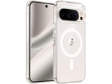 Das Magnetic MagSafe Clear Case von Screenguard schützt Ihr Google Pixel 10 Pro effektiv vor Schäden bei Sturz oder Stoss. Erhöhter Rahmen rund um das Display und Kamera gegen Kratzer und Dellen. Transparenter Schutz mit Magnetring. Zum Wireless Aufladen mit MagSafe kompatiblen Zubehör.