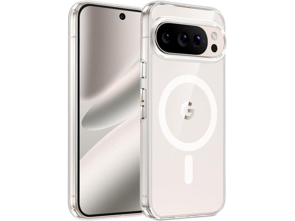 Das Magnetic MagSafe Clear Case von Screenguard schützt Ihr Google Pixel 10 Pro effektiv vor Schäden bei Sturz oder Stoss. Erhöhter Rahmen rund um das Display und Kamera gegen Kratzer und Dellen. Transparenter Schutz mit Magnetring. Zum Wireless Aufladen mit MagSafe kompatiblen Zubehör.