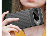 Moderne Design Hülle Cover für das Google Pixel 10 Pro mit Stripes zum Schutz von Kratzern, Dellen, Display aus TPU Gummi in schwarz von Screenguard