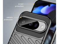 Moderne Design Hülle Cover für das Google Pixel 10 Pro mit Stripes zum Schutz von Kratzern, Dellen, Display aus TPU Gummi in schwarz von Screenguard