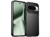 Moderne Design Hülle Cover für das Google Pixel 10 Pro mit Stripes zum Schutz von Kratzern, Dellen, Display aus TPU Gummi in schwarz von Screenguard