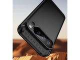 Flexible Handy Schutzhülle mit gebürster Carbon Textur auf der Rückseite für zum Schutz des Google Pixel 10 Pro XL  Display und Gehäuse Case in schwarz von Screenguard