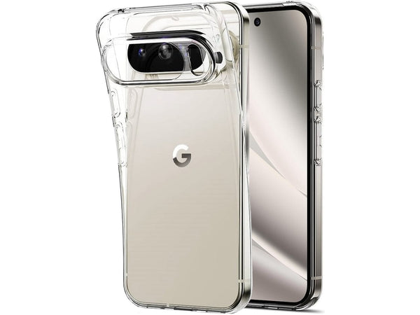 Gummi Hülle für Google Pixel 10 Pro XL aus flexiblem Soft TPU, kristallklar und transparent von Screenguard