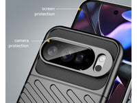 Moderne Design Hülle Cover für das Google Pixel 10 Pro XL mit Stripes zum Schutz von Kratzern, Dellen, Display aus TPU Gummi in schwarz von Screenguard