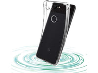 Hoch transparenter TPU Gummi Schutz Handy Hülle Clear Case klar mit verstärkten Schutzecken Bumper für das Google Pixel 3 Display und Gehäuse in transparent von Screenguard