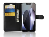 Lederhülle Karten Wallet Ledertasche Etui für Google Pixel 3 in schwarz von Screenguard